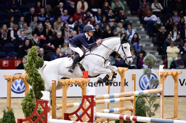 Betram Allen mit Molly Malone im Volkswagen Bank Gold Cup in Braunschweig © Karl-Heinz Frieler