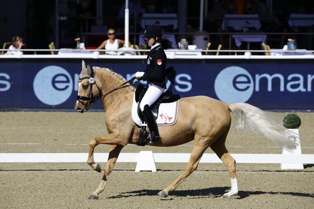 Nici Ahorner (W) und Dynasty sind aktuell die Nummer 13 der Pony Dressurwelt. © Manfred Leitgeb