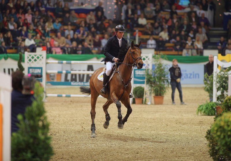 Jeroen Dubbeldam und Zenith in Neumünster 2014. © Stefan Lafrentz