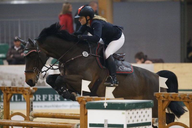 MAGNA RACINO Reiterin Stefanie Bistan auf Ahmed du Calvaire. © Manfred Leitgeb