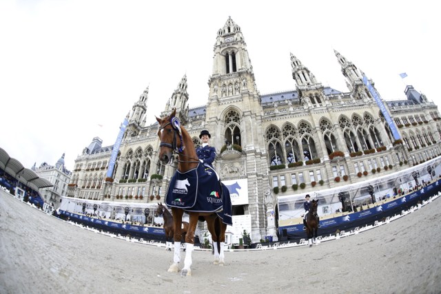 Adelinde Cornelissen (NED) und Jerich Parzival bei den VIENNA MASTERS 2013 © (Archiv) Manfred Leitgeb