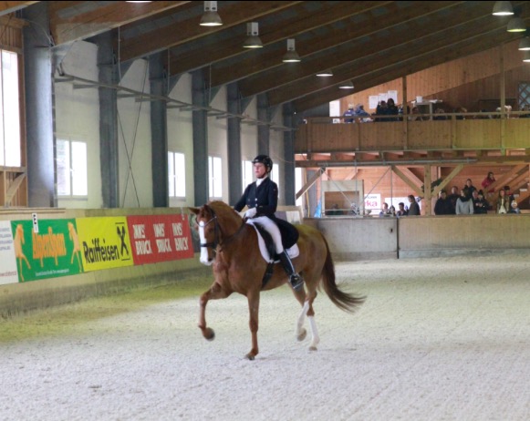 Angela Hergeth und Don Shiraz waren in Unterperfuss super unterwegs! © Privat