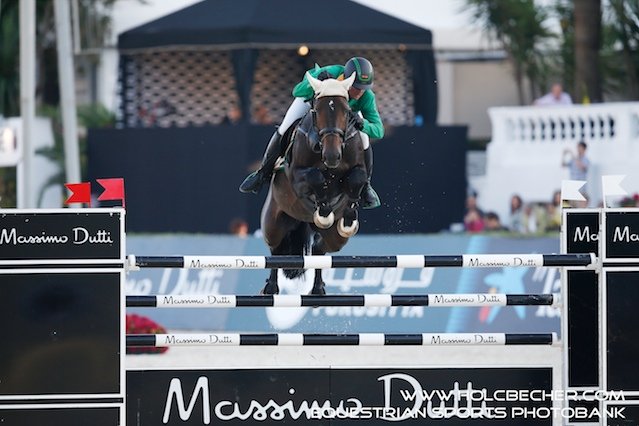 Alpenspanteamreiter Dieter Köfler mit Emir vh Moleneind © Tomas Holcbecher (Archiv)