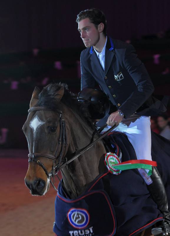 Marcel Marschall (GER) und Fenia van Klapscheut entschieden das CSI3* Graz Masters präsentiert vom Gestüt Römerhof für sich. © Fotoagentur Dill