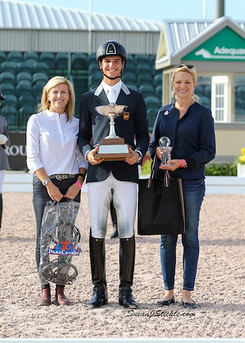 Juan Matute, Jr. with Sarah Davis and Kim Boyer. © Susan J Stickle