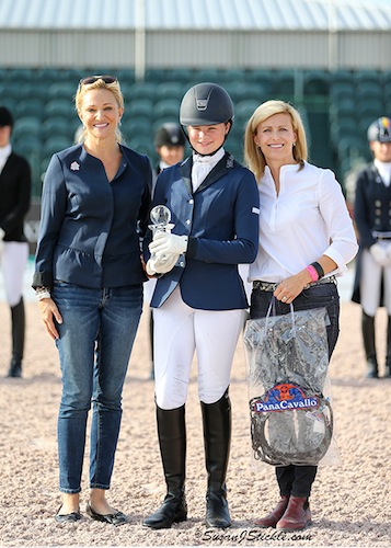 Amanda McAuliffe in her winning presentation with Kim Boyer and Sarah Davis. © Susan J Stickle