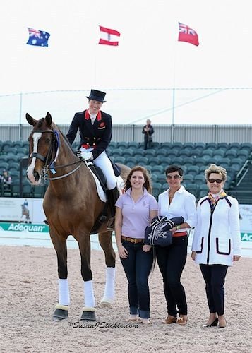 Laura Tomlinson was a winner at last week's CDI 1* at AGDF, sponsored by Mission Control. Photo © SusanJStickle.com