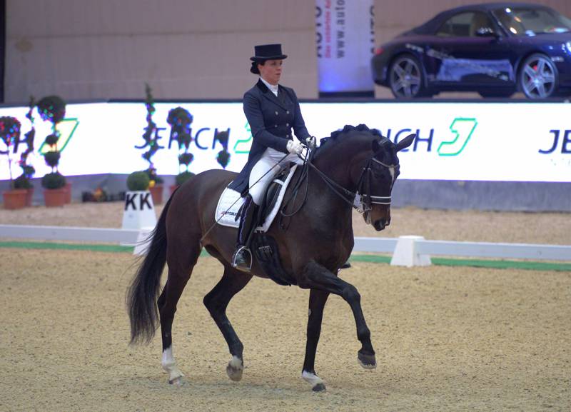 Der Ritt zum Sieg im Jerich STY Dressage II Bewerb: Jacqueline Toniutti (Steir. RSZ Süd) und Sandrose. © Fotoagentur Dill