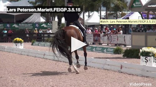 Watch the winning grand prix ride for Lars and Mariett. Click here! Video courtesy of Campfield Videos.