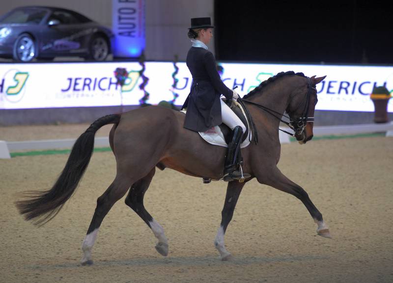 So elegant, so souverän: Isa Willibald und ihr Willibald's Raubritter begeisterten in der Jerich STY Dressage I! © Fotoagentur Dill