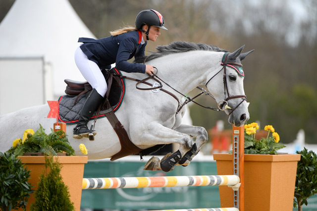 Niederösterreichs Stefanie Bistan zeigte mit Evoshana eine tolle Runde © Hervé Bonnaud