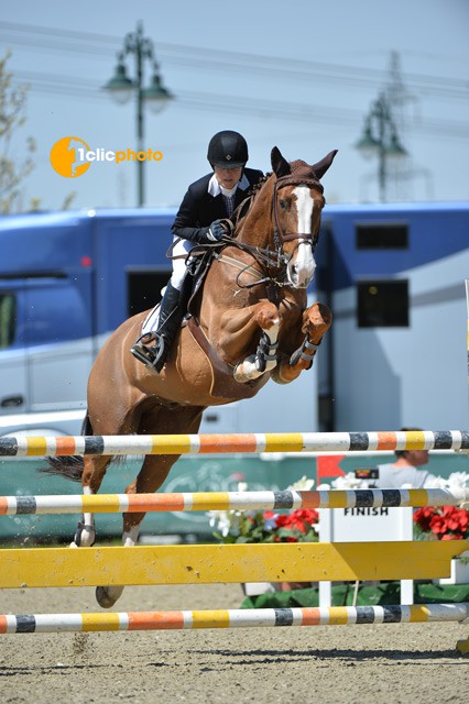 Christiane Boos holte mit Valesco Van De Geeneinde den Sieg in der VIP Tour Medium für Deutschland © Hervé Bonnaud