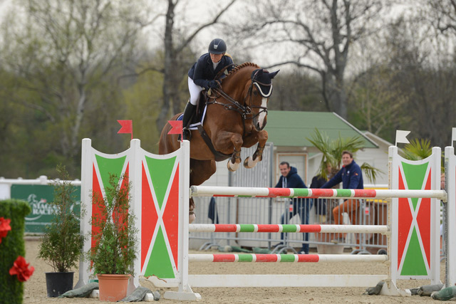 Annkathrin Mieling (GER) zeigte mit Showman eine tolle Runde © Nicole Ciscato