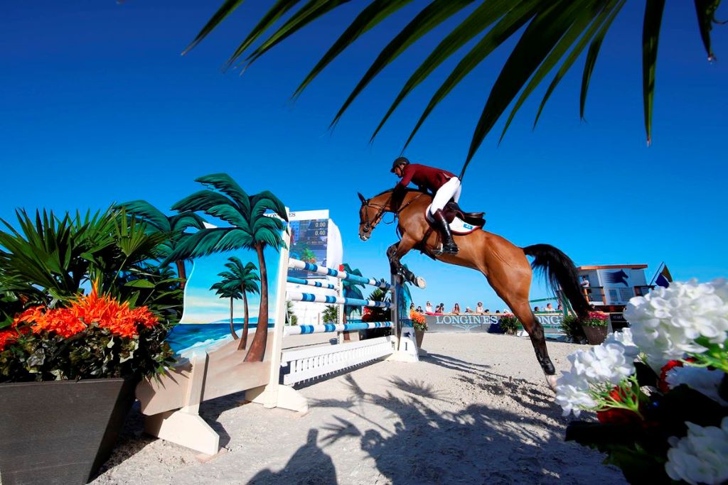 Sheik Ali bin Khalid Al Thani (QAT) mit Concordija in Miami Beach @Stefano Grasso/LGCT