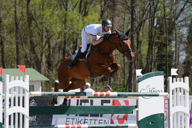 Peter Szentirmai (HUN) zeigte mit Climax eine tolle Runde © Nicole Ciscato