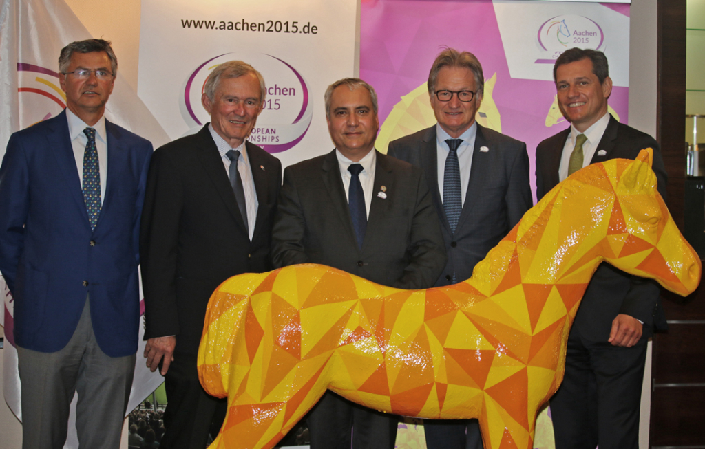 vl.: Otto Becker, Carl Meulenbergh, Ingmar de Vos, Frank Kemperman und Michael Mronz. © ALRV/Christoph Pauli