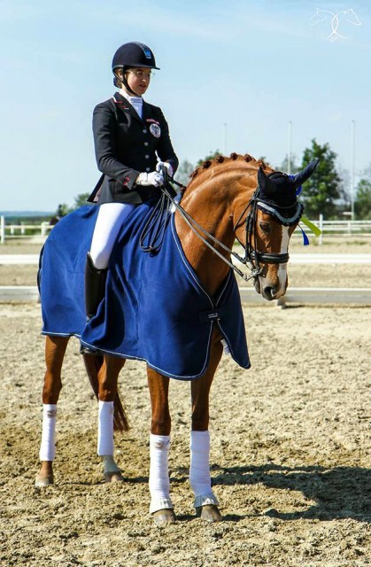 Nicola Ahorner (W) und ihr neues Pferd Diamantenbörse OLD. © Petra Kerschbaum