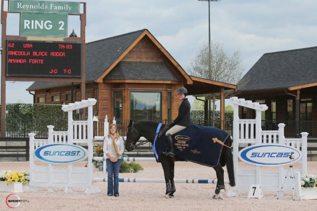 Amanda Forte and Rincoola Black Adder in their winning presentation © sportfot