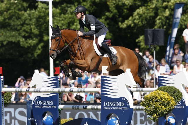 Der Gesamtführende Scott Brash (GBR) und sein Hello Sanctos kommen nach Hamburg. © Stefano Grasso/LGCT