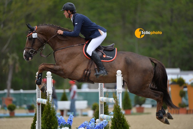 Chad Fellows (GBR) kürte sich mit Goldfinga III zum Sieger in der Gold Tour © Hervé Bonnaud