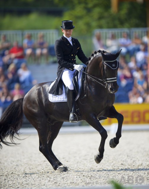 GLOCK’s Dressage Stars are coming to Dressage International! World and European champion Edward Gal with GLOCK’s Voice. © Arnd Bronkhorst