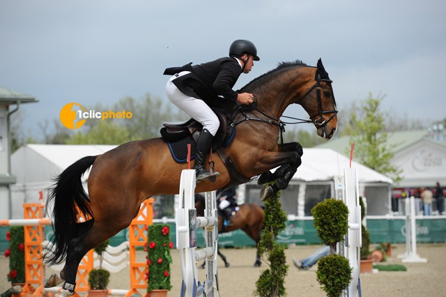 Thomas Holz (GER) zeigte mit Champ 174 sein Können in der Silver Tour © Nicole Ciscato