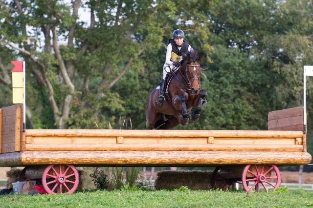 Ingrid Klimke (GER) und Horseware Hale Bob siegten bei der ersten Etappe der FEI Classics™ 2014/2015 in Pau (FRA) und belegen momentan den zweiten Zwischenrang der Gesamtwertung. © Trevor Holt/FEI