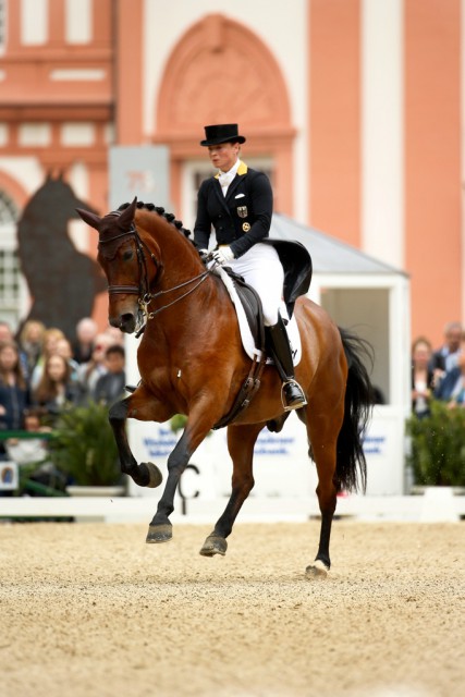 Souverän zum Sieg in Wiesbaden: Isabell Werth und Don Johnson. © WRFC/von Korff