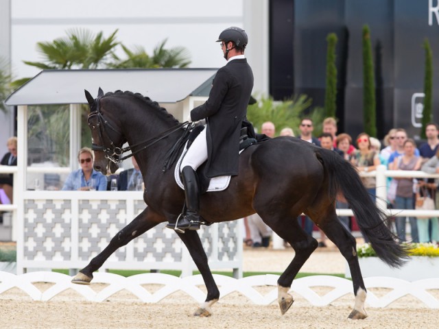 Austrian Markus Jungwirth (W) and Count Basie took third place in the CDI3* Grand Prix Freestyle. © Michael Rzepa