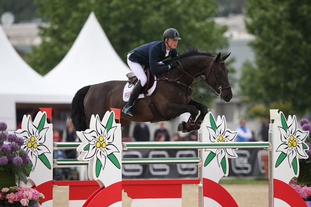 Cornet Kalua ist nicht immer einfach, zeigte beim CSI4* Turnier in Ebreichsdorf aber wieder dass er weiß, worauf es ankommt! © Tomas Holcbecher
