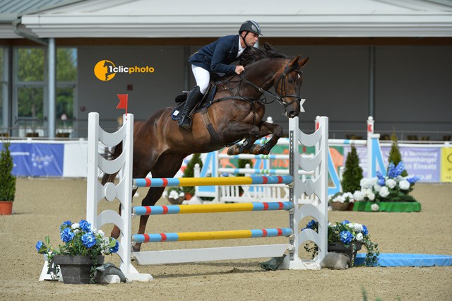 Die Sieger der VIP Tour Small: Sebastian Lang (GER) und Jonker 12 © Hervé Bonnaud