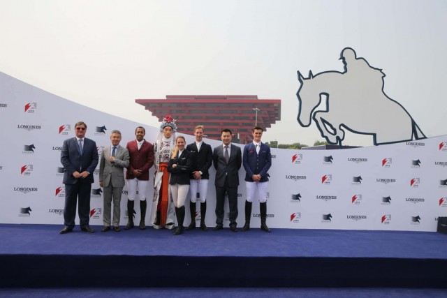 Die Pressekonferenz in Shanghai © Stefano Grasso/LGCT