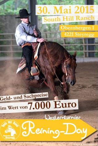 Reining Day auf der South Hill Ranch im Mai 2015 © Verena Grosstessner