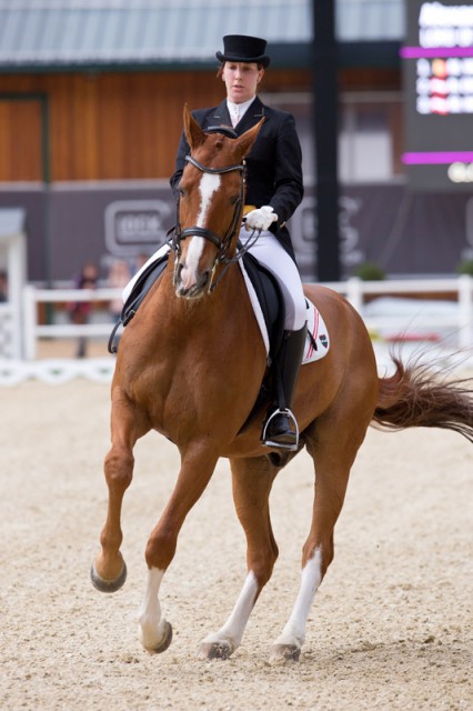 Alexandra Slanec (W) and Lord Of Dream were the best Austrian duo in the CDI4* Grand Prix Special. © Michael Rzepa