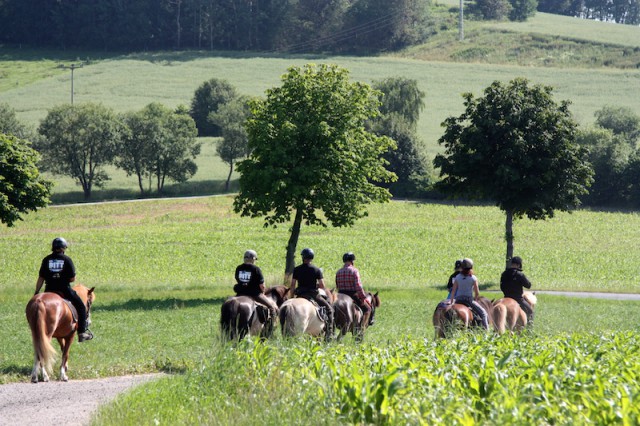 Stafettenreiter im Sommer 2013. © Elisabeth Wetzstein, Katja Kellner