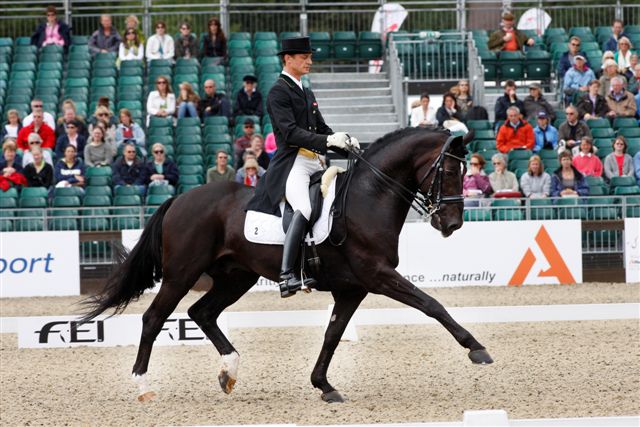 Peter und 'Kurti' bei den Europameisterschaften in Windsor. © Manfred Leitgeb