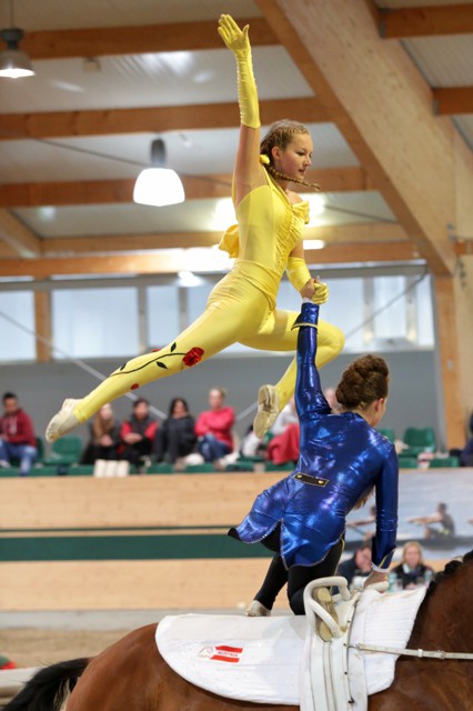 Romana Hintner und Denise Bistan siegten im Pas-de-Deux beim CVI Frenštát 2015 © Archiv - Andreas Fuchshumer