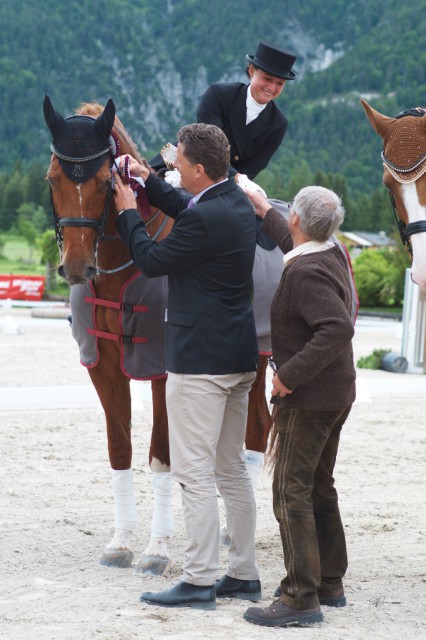 Antonia Oelschlaegel siegte im Prix St. Georg. © R. Glaser