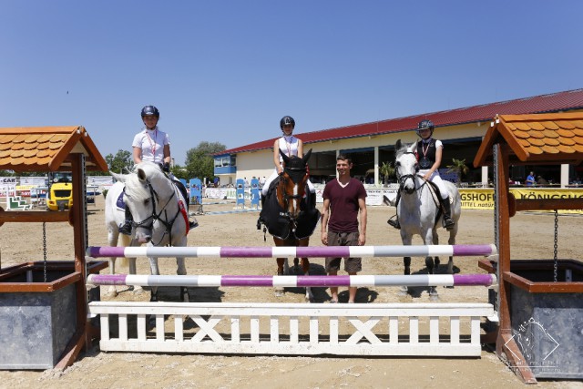 Das Siegertrio im K&W Youngster Cup: von links Lisa Schranz, Annika Walter, Michelle Ruth © Miriam Till