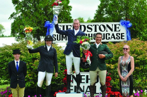 2014 Fieldstone Show Park Grand Prix winner, Charlie Jacobs. © Courtesy of the Fieldstone Show Park