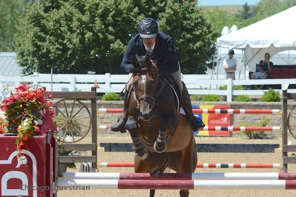 Andrew Kocher and Ciana top the $10,000 Welcome Stake © Chicago Equestrian