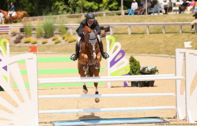 Benjamin Simpkims and Pouquoi Pas Z. © Carrie Wirth/Phelps Media Group