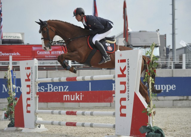 Peter Englbrecht (OÖ) holte in Stadl Paura den dritten Rang im Standard M (im Bild mit Demiyemi) © Archiv - Fotoagentur Dill