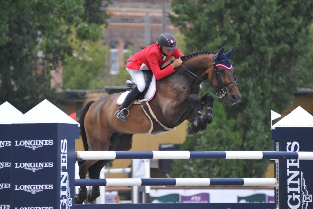 Roland Englbrecht und Mevisto's Poorboy trugen mit zwei fehlerfreien Ritten zum Erfolg der Österreicher bei! © Photo Hajdu