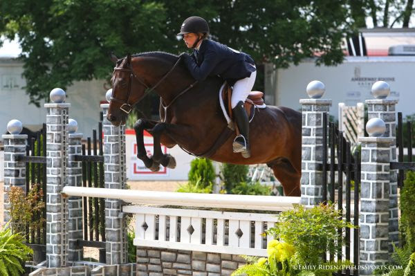Lilly French and Candor © Emily Riden / Phelpssport.com