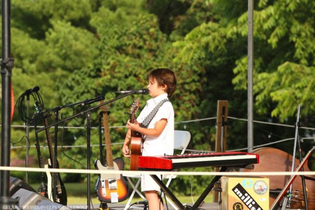 Young Nik Carman opened the show with his performance. © Elaine Wessel/Phelps Media Group