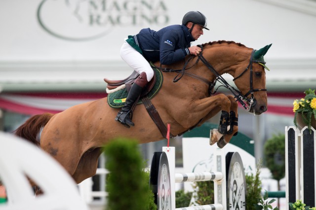 Jaroslaw Skrzyczynski (POL) und Crazy Quick siegen beim Grand Prix von Bratislava © Archiv - Tomas Holcbecher