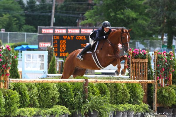 Tori Colvin and Way Cool © Emily Riden/Phelps Media Group