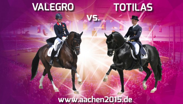 Das Duell der beiden besten Dressurpferde! © Aachen 2015