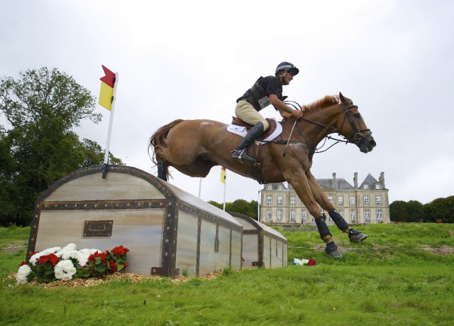 Andrew Nicholsen (NZE) bei den World Equestrian Games 2014 © FEI / Arnd Bronkhorst